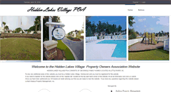 Desktop Screenshot of hiddenlakesvillagepoa.org